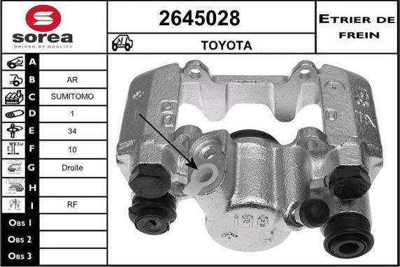 EAI 2645028 - Тормозной суппорт autodnr.net