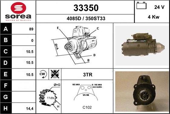 EAI 33350 - Стартер autodnr.net