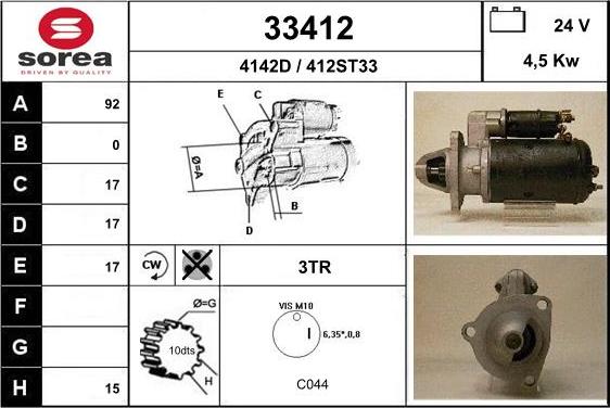 EAI 33412 - Стартер autodnr.net