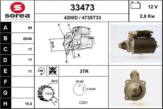 EAI 33473 - Стартер autodnr.net