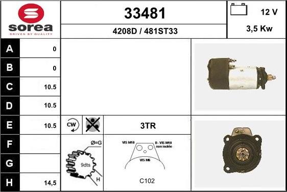 EAI 33481 - Стартер autodnr.net