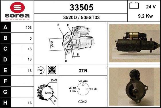 EAI 33505 - Стартер autodnr.net