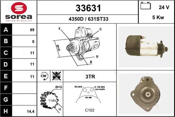 EAI 33631 - Стартер autodnr.net