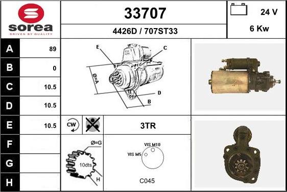 EAI 33707 - Стартер autodnr.net