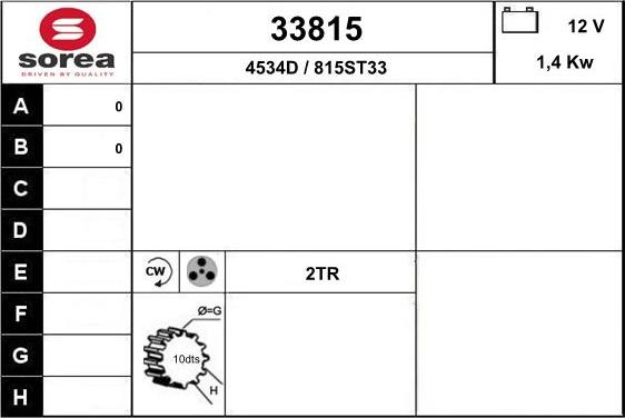 EAI 33815 - Стартер autodnr.net