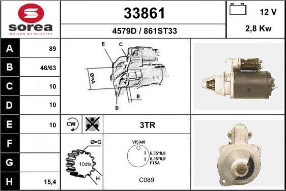 EAI 33861 - Стартер autodnr.net