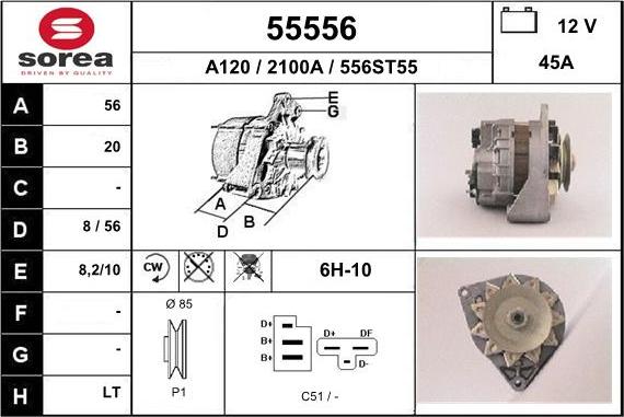 EAI 55556 - Генератор autocars.com.ua