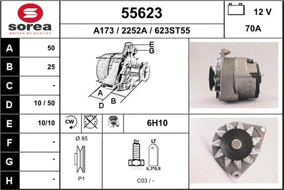 EAI 55623 - Генератор avtokuzovplus.com.ua