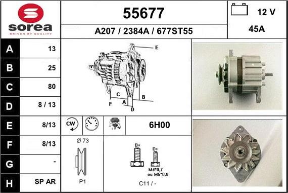 EAI 55677 - Генератор avtokuzovplus.com.ua