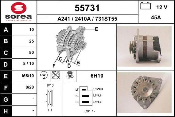 EAI 55731 - Генератор autocars.com.ua