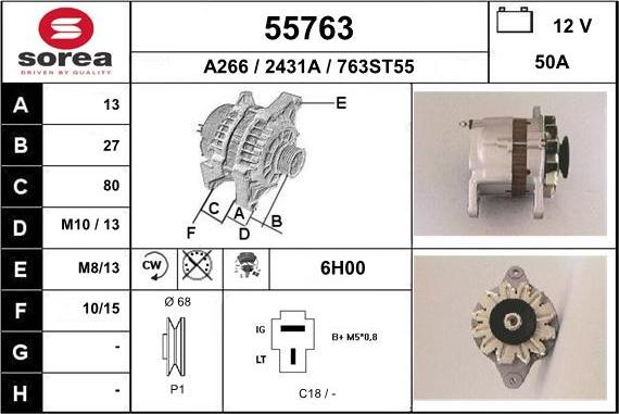 EAI 55763 - Генератор autocars.com.ua