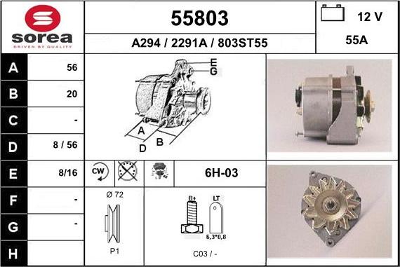 EAI 55803 - Генератор avtokuzovplus.com.ua