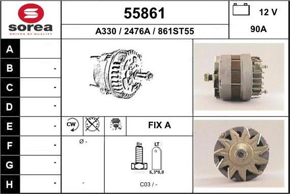 EAI 55861 - Генератор autocars.com.ua