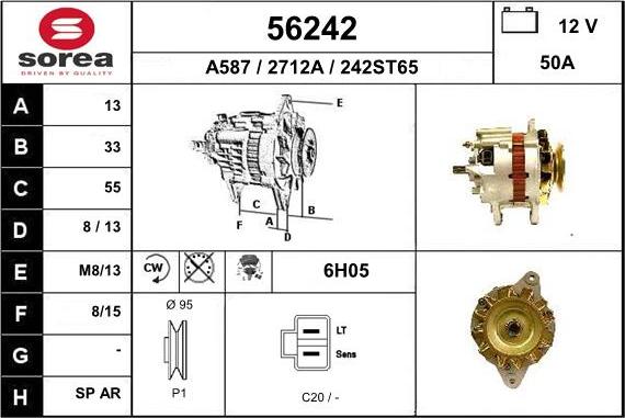 EAI 56242 - Генератор autocars.com.ua