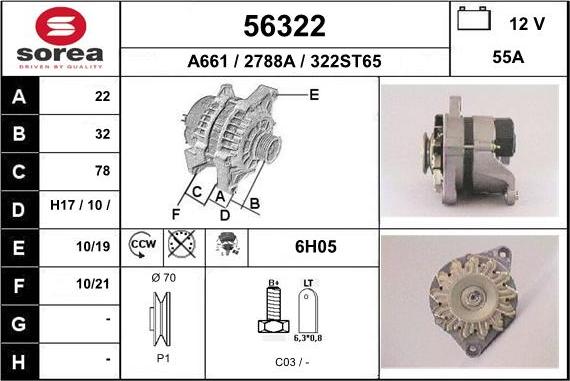 EAI 56322 - Генератор avtokuzovplus.com.ua