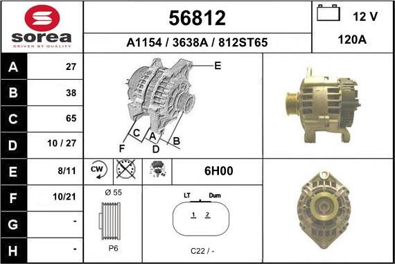 EAI 56812 - Генератор autocars.com.ua