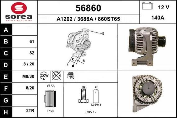 EAI 56860 - Генератор autocars.com.ua