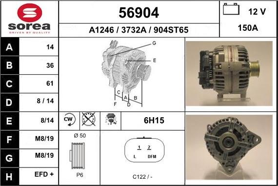 EAI 56904 - Генератор autocars.com.ua