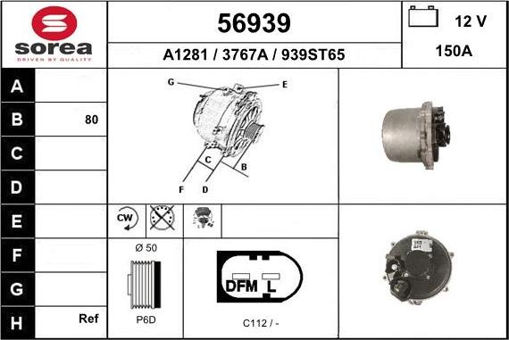 EAI 56939 - Генератор avtokuzovplus.com.ua