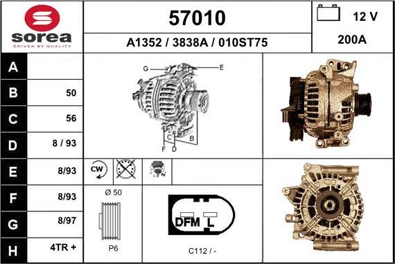 EAI 57010 - Генератор autocars.com.ua