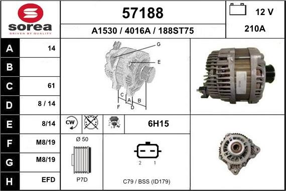 EAI 57188 - Генератор autocars.com.ua