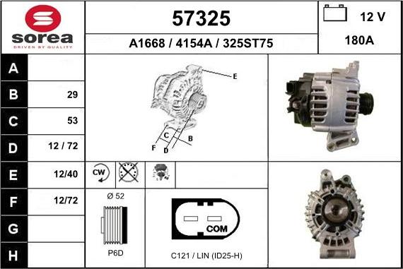 EAI 57325 - Генератор autocars.com.ua