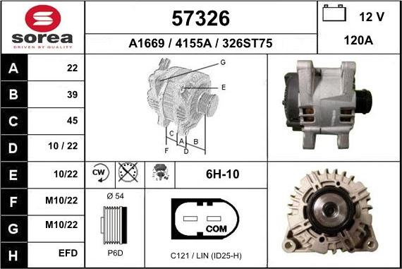 EAI 57326 - Генератор autocars.com.ua