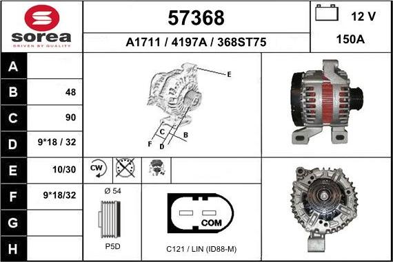 EAI 57368 - Генератор autocars.com.ua