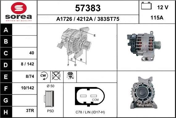 EAI 57383 - Генератор autocars.com.ua