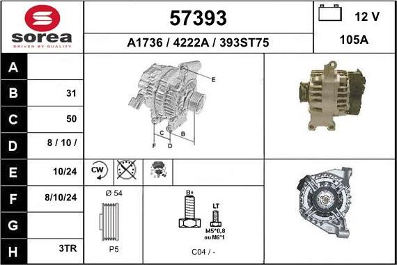 EAI 57393 - Генератор autocars.com.ua