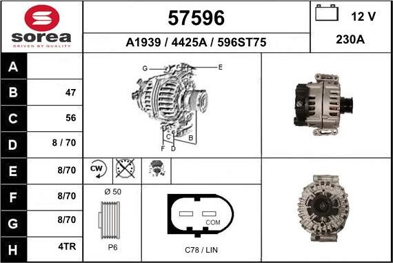 EAI 57596 - Генератор autocars.com.ua