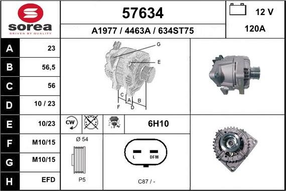 EAI 57634 - Генератор autocars.com.ua