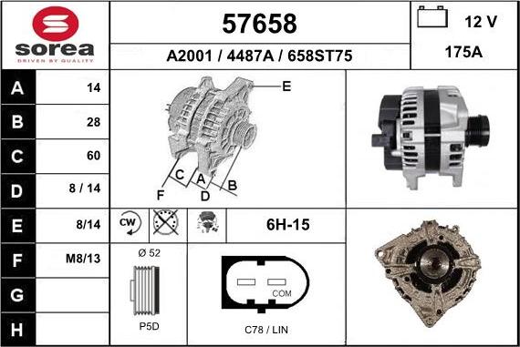 EAI 57658 - Генератор autocars.com.ua