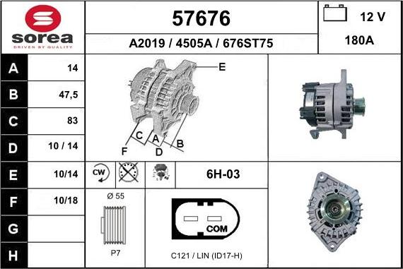 EAI 57676 - Генератор autocars.com.ua