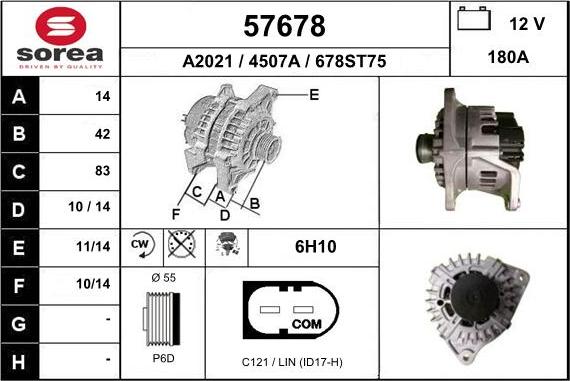 EAI 57678 - Генератор autocars.com.ua