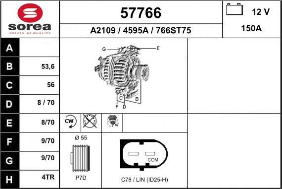 EAI 57766 - Генератор autocars.com.ua
