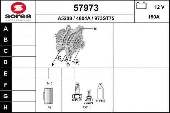 EAI 57973 - Генератор autocars.com.ua