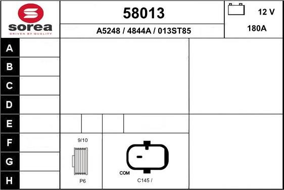 EAI 58013 - Генератор autocars.com.ua