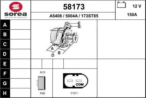EAI 58173 - Генератор autocars.com.ua