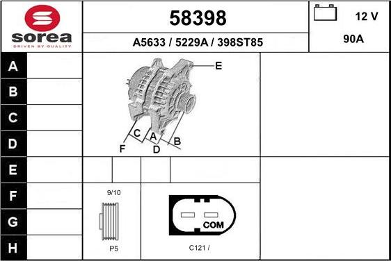 EAI 58398 - Генератор autocars.com.ua