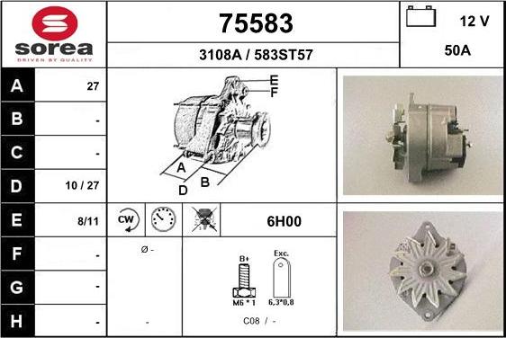 EAI 75583 - Генератор avtokuzovplus.com.ua