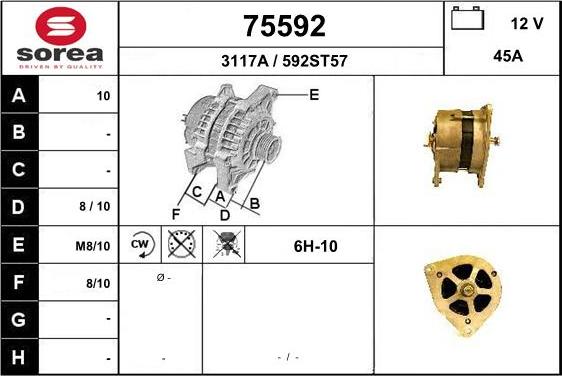 EAI 75592 - Генератор avtokuzovplus.com.ua