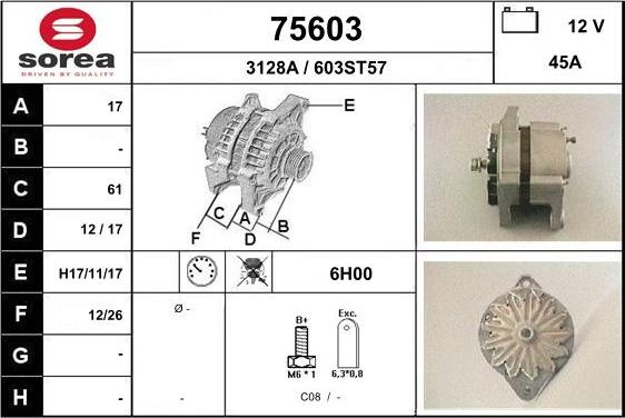 EAI 75603 - Генератор autocars.com.ua