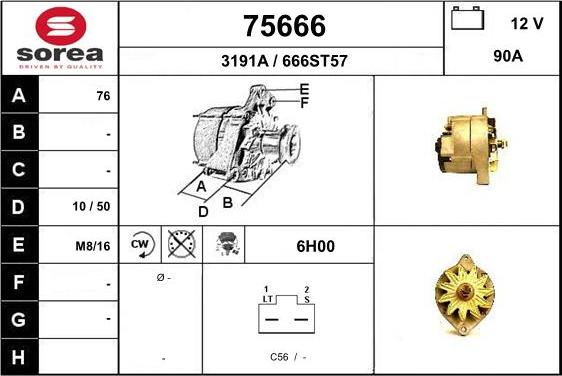 EAI 75666 - Генератор autocars.com.ua