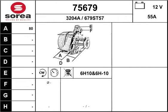 EAI 75679 - Генератор autocars.com.ua