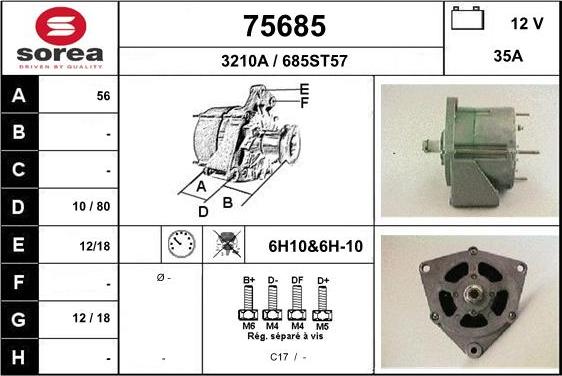 EAI 75685 - Генератор autocars.com.ua