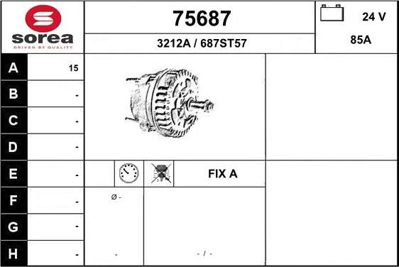 EAI 75687 - Генератор autocars.com.ua