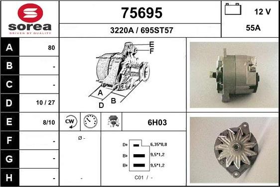 EAI 75695 - Генератор avtokuzovplus.com.ua