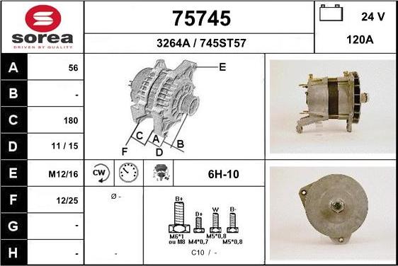 EAI 75745 - Генератор autocars.com.ua