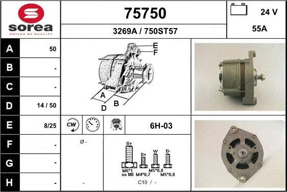 EAI 75750 - Генератор avtokuzovplus.com.ua